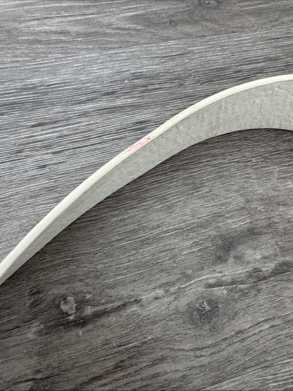 Double Buckle White Western Belt with Engraved Silver Hardware - Picture 5 of 5